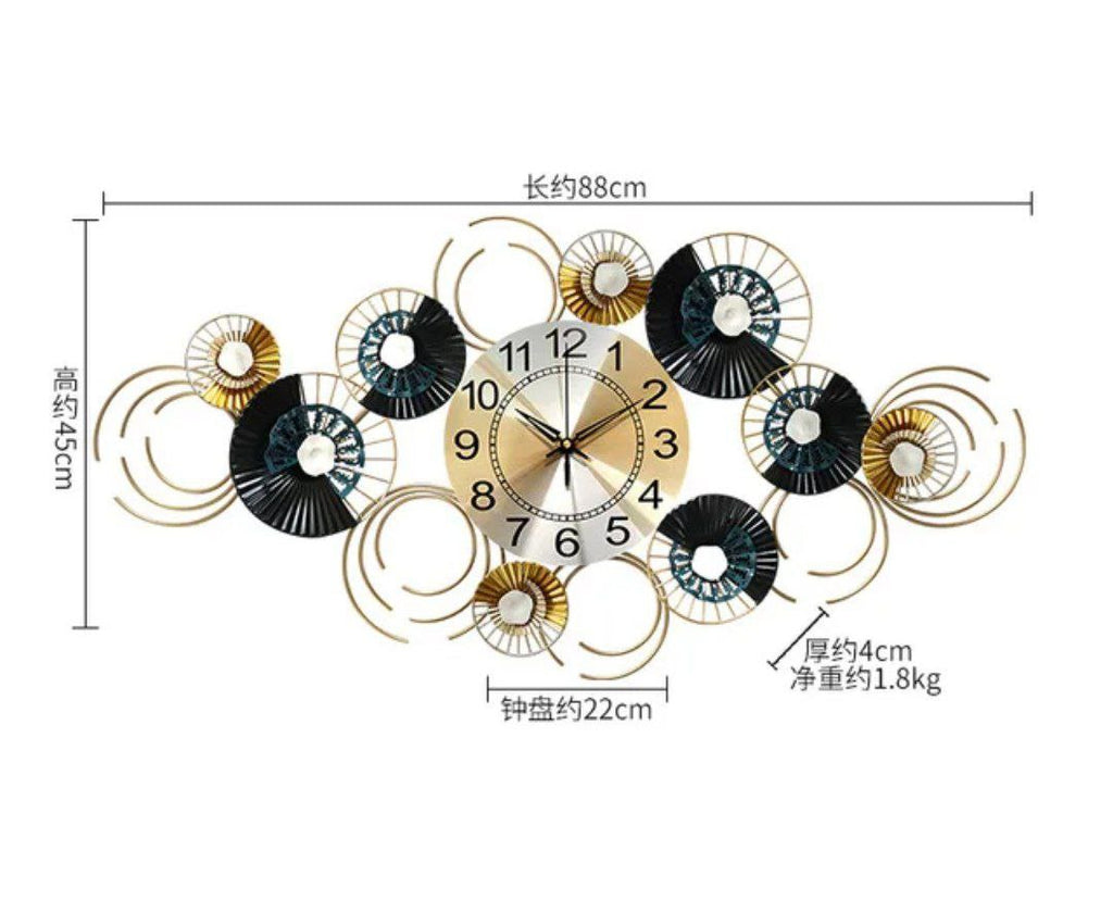 ساعه حائط معدن