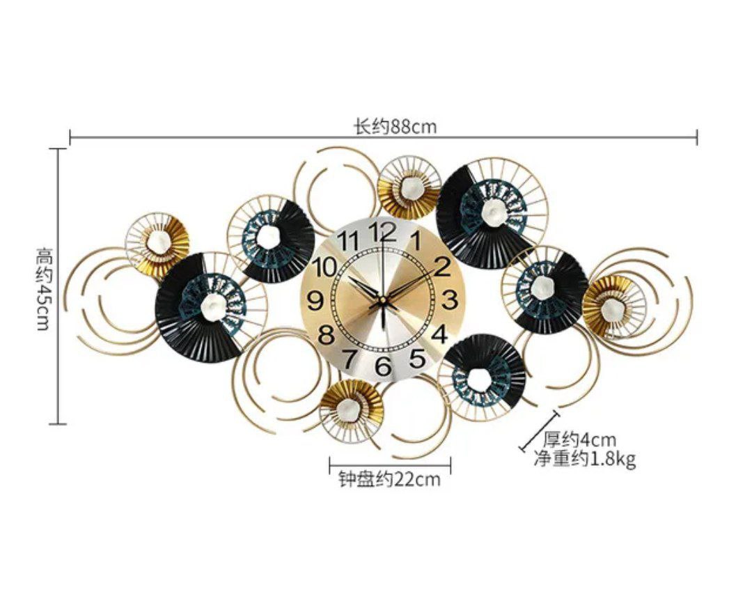 ساعه حائط معدن