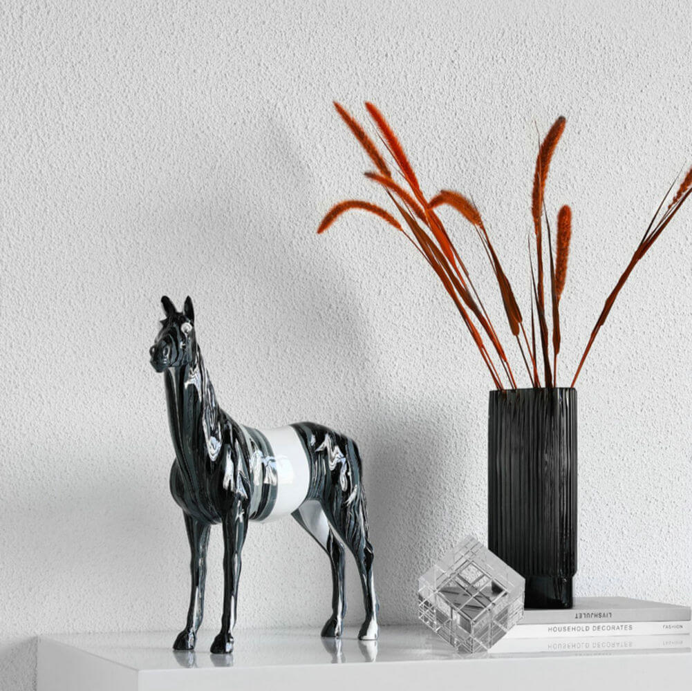 تمثال حصان ديكوري فاخر – Luxury Horse Sculpture 30 سم
