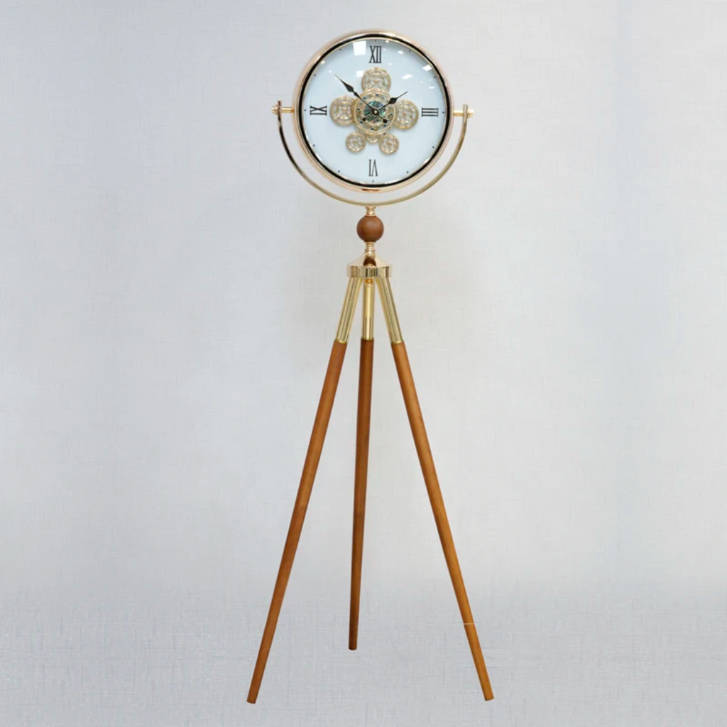 Tripod Luxury Floor Clock – ساعة أرضية فاخرة ستاند