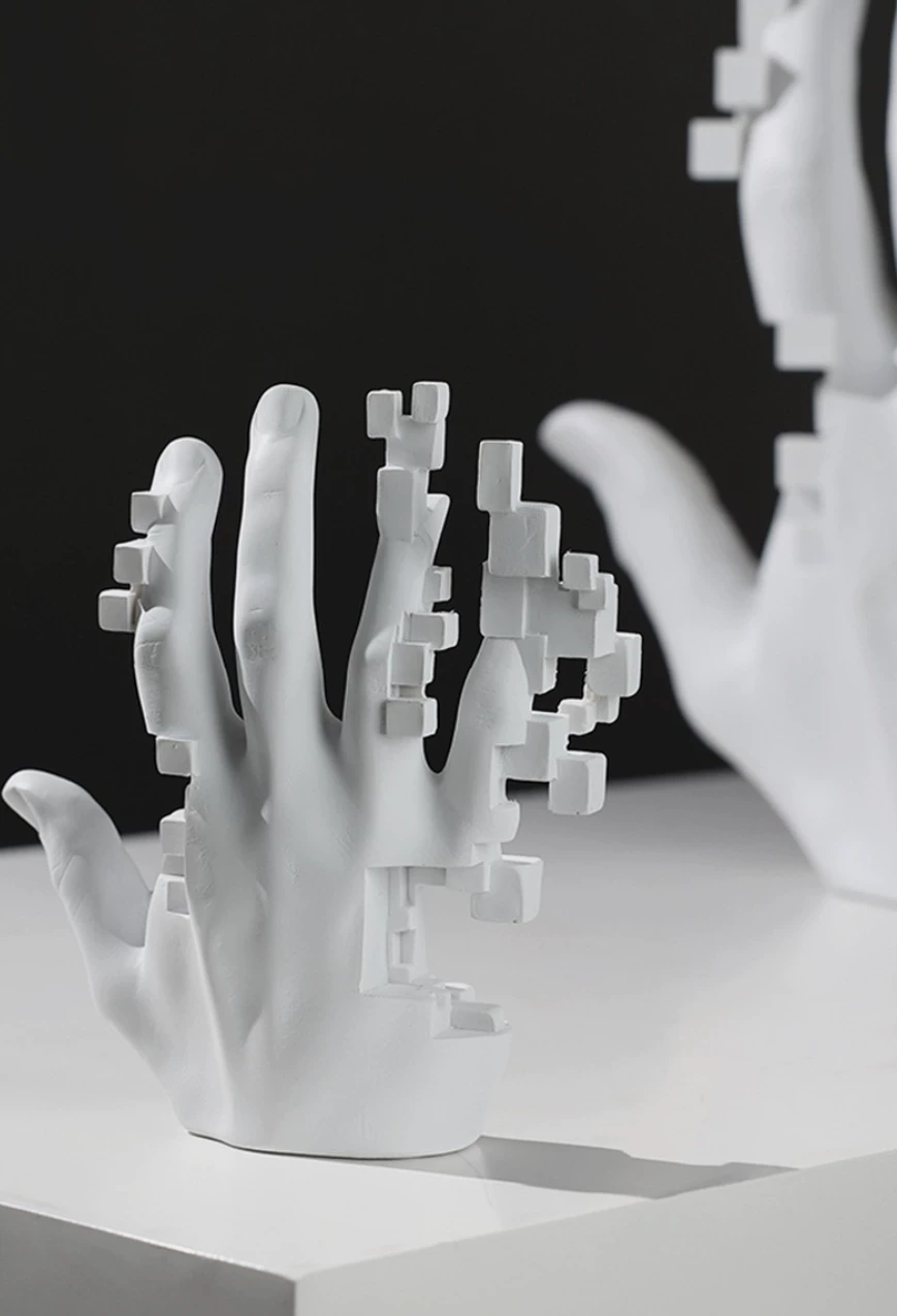 Abstract Hand Sculpture – تمثال يد فنية فاخر