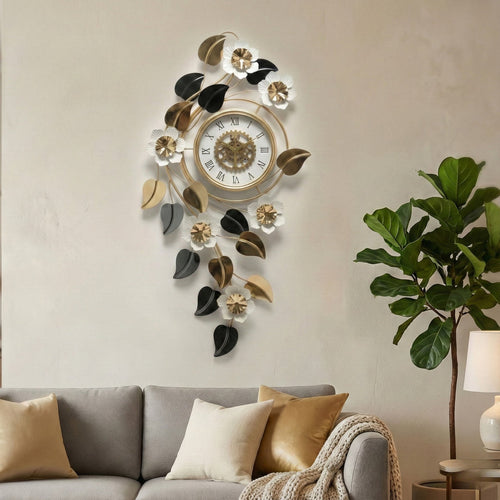 Floral Luxury Wall Clock