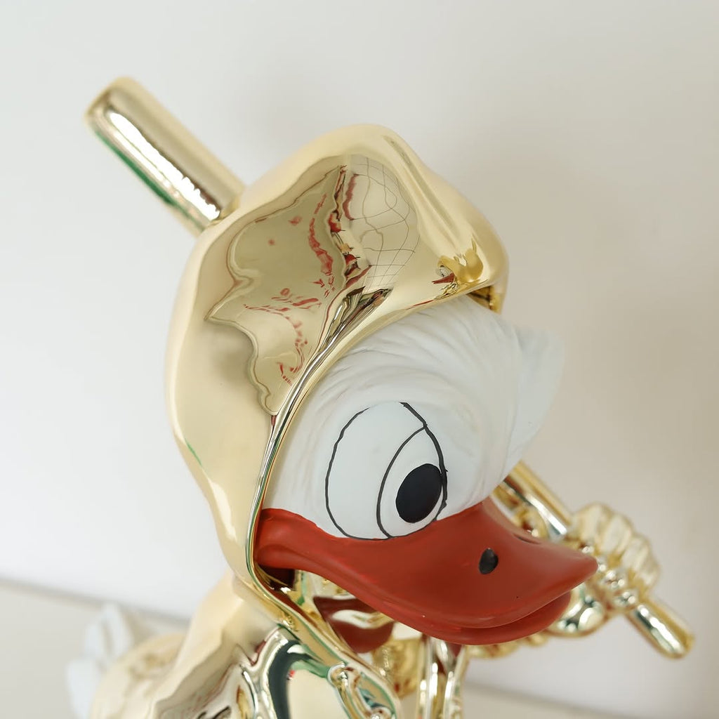 Golden Duck Duo Set – تماثيل بط عصرية (قطعتين)