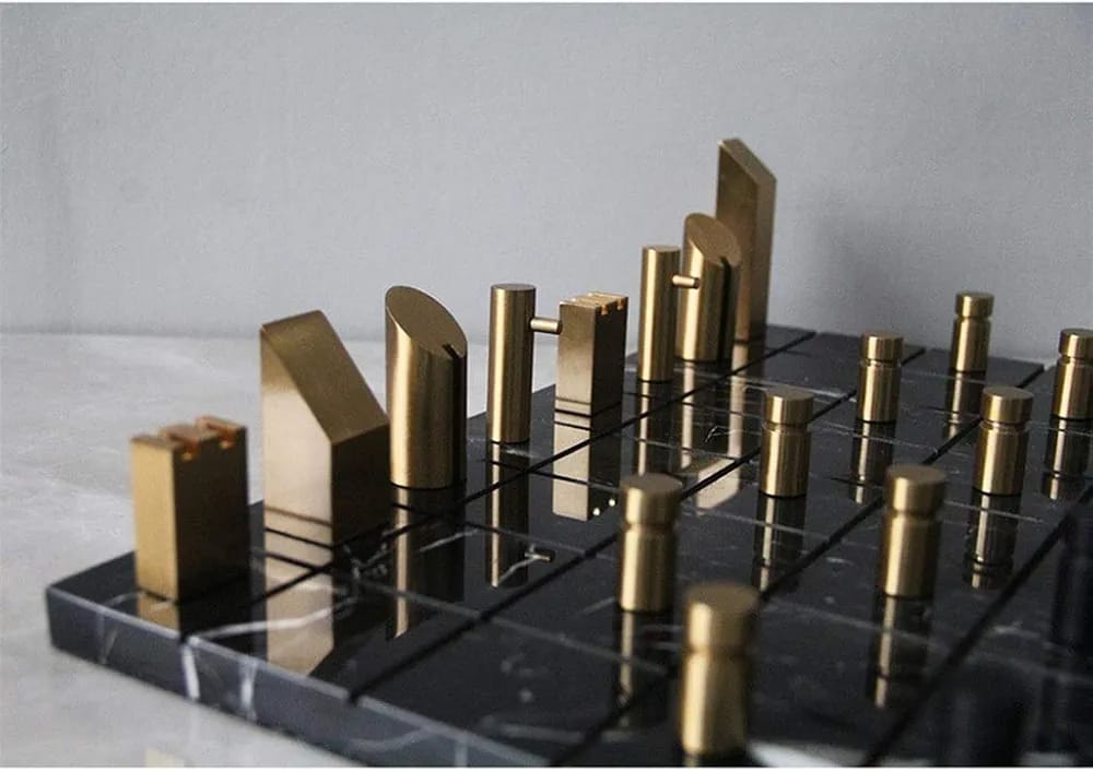 Dual City Chess Set – طقم شطرنج ديكور عصري