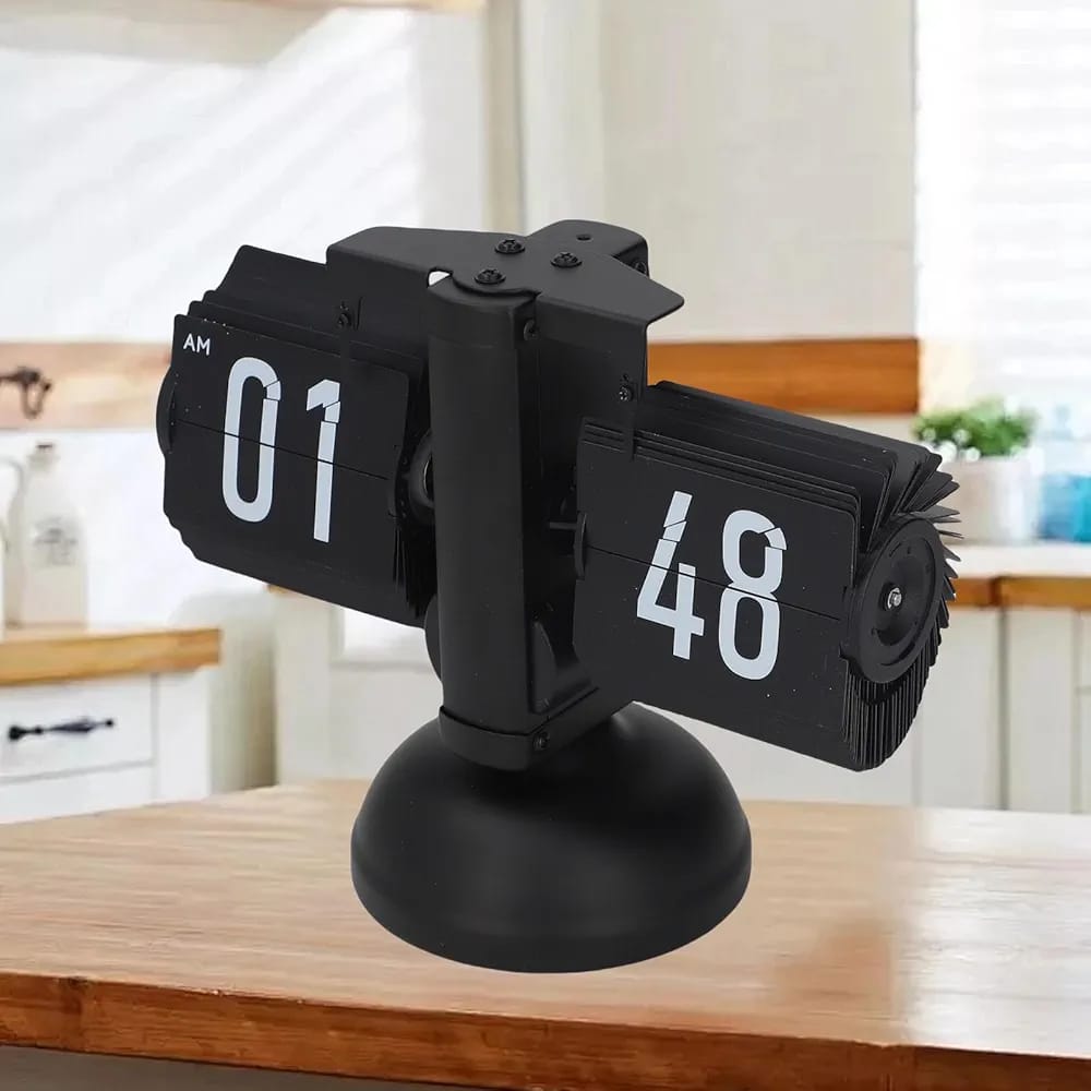 ساعة تقليب مكتبية كلاسيكية – Retro Flip Clock