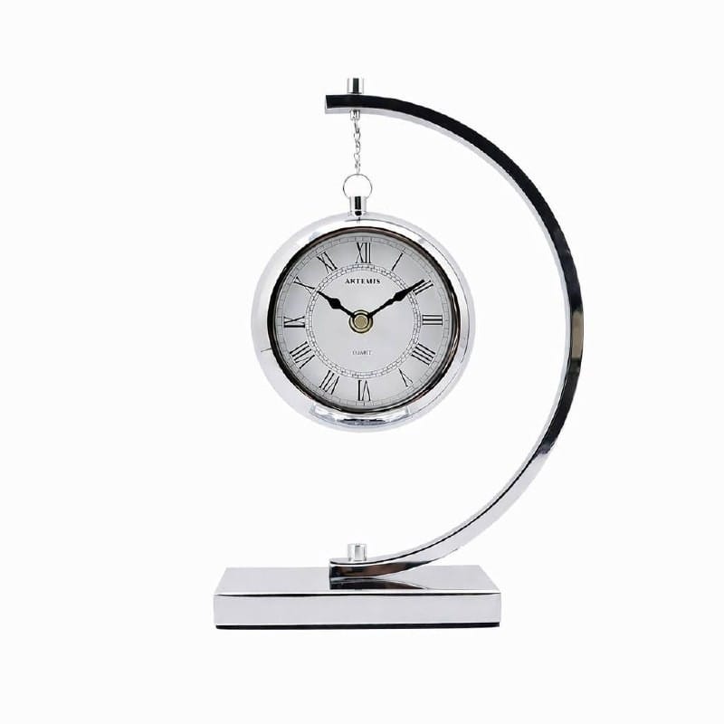 ساعة مكتب باندول معلّقة – Silver Arc