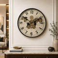 World Map Vintage Wall Clock