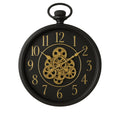 ساعة حائط مودرن أكريليك بتروس متحركة | Luxury Moving Gear Wall Clock