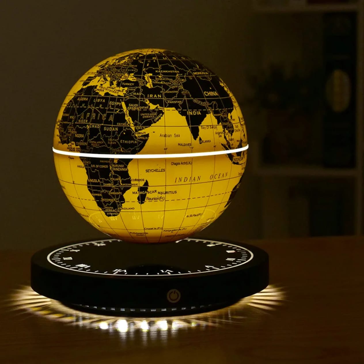 كرة أرضية مضيئة عائمة بالمغناطيس (Levitating Globe) – LED