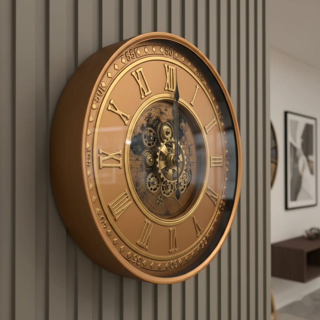 Royal Vintage Wall Clock – ساعة حائط كلاسيكية فاخرة