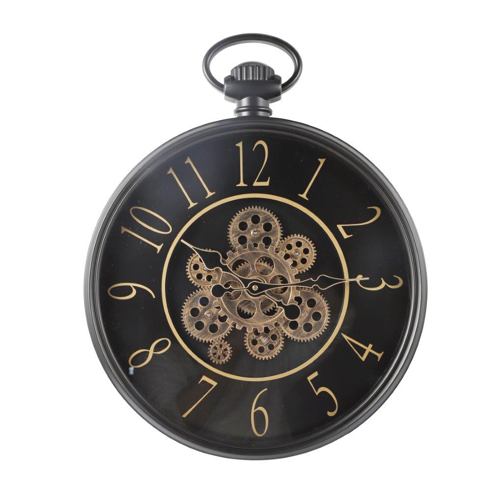 ساعة حائط مودرن أكريليك بتروس متحركة | Luxury Moving Gear Wall Clock