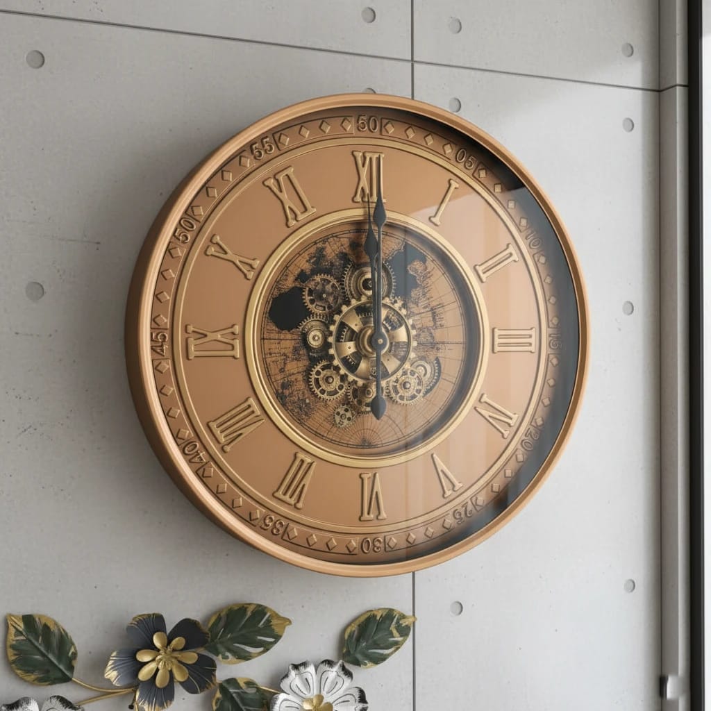 Royal Vintage Wall Clock – ساعة حائط كلاسيكية فاخرة