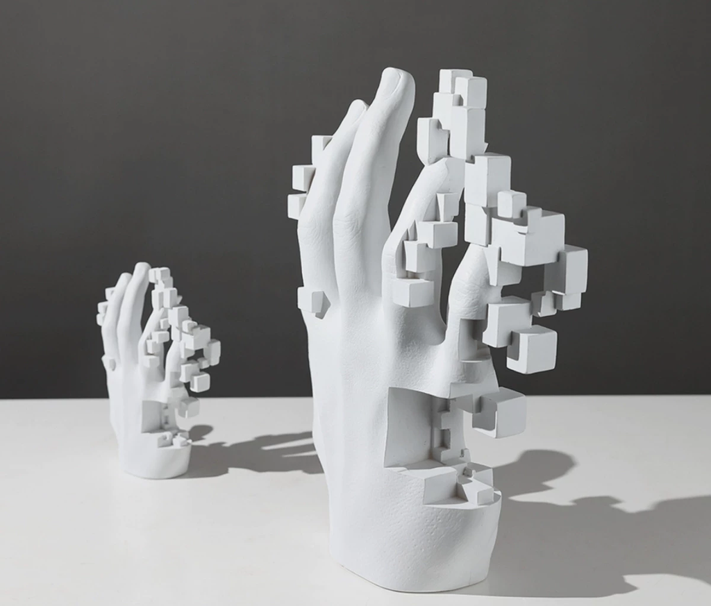 Abstract Hand Sculpture – تمثال يد فنية فاخر