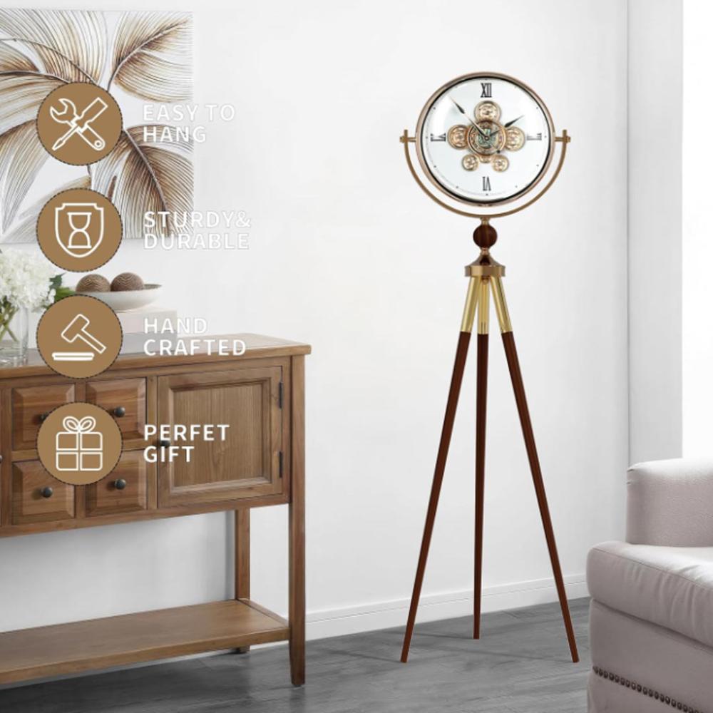 Tripod Luxury Floor Clock – ساعة أرضية فاخرة ستاند