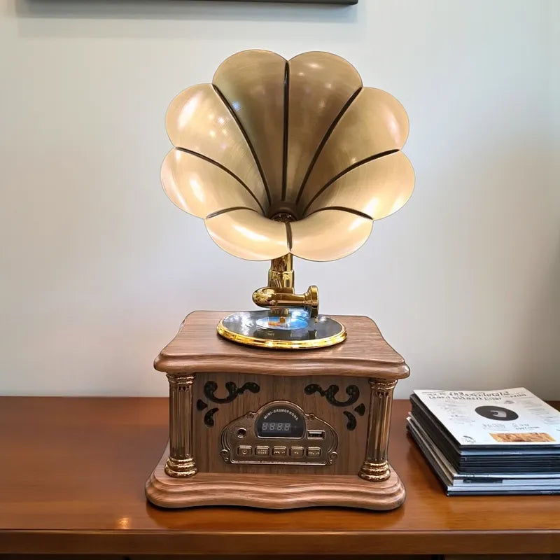 Vintage Gramophone – Vinyl Player & Bluetooth