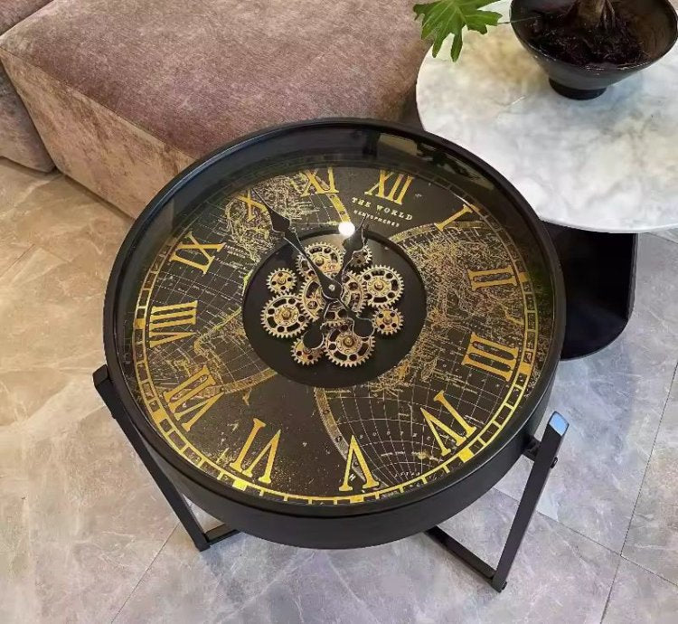 Time Table Luxury Clock – ترابيزة بساعة فاخرة