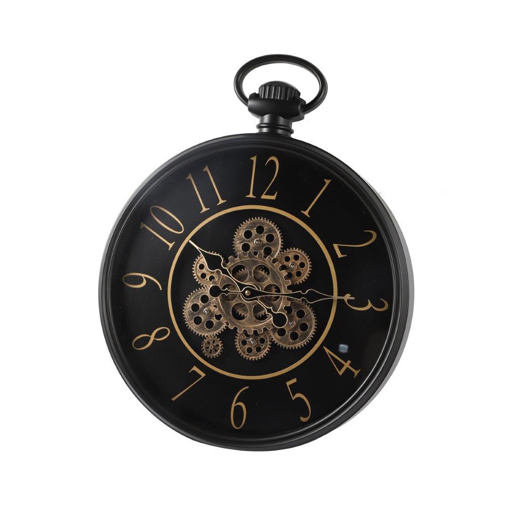 ساعة حائط مودرن أكريليك بتروس متحركة | Luxury Moving Gear Wall Clock