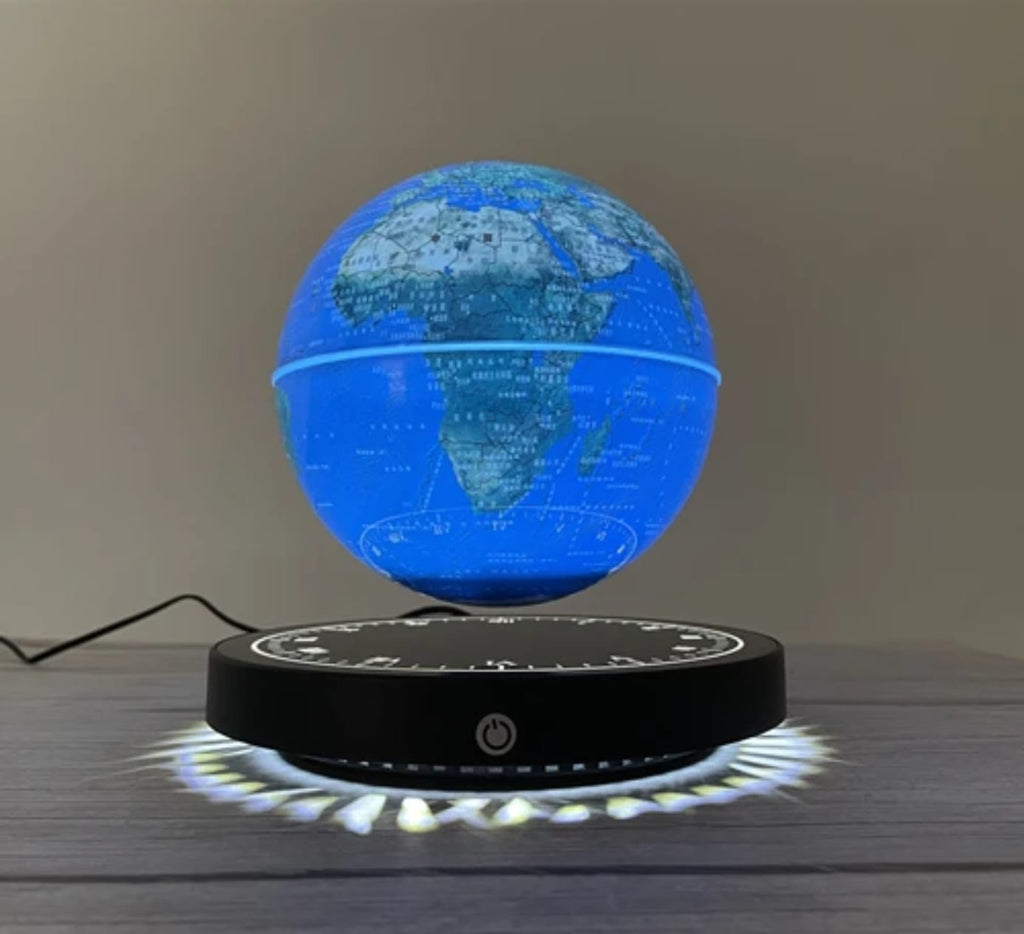 كرة أرضية مغناطيسية عائمة بإضاءة LED | Magnetic Levitating Globe