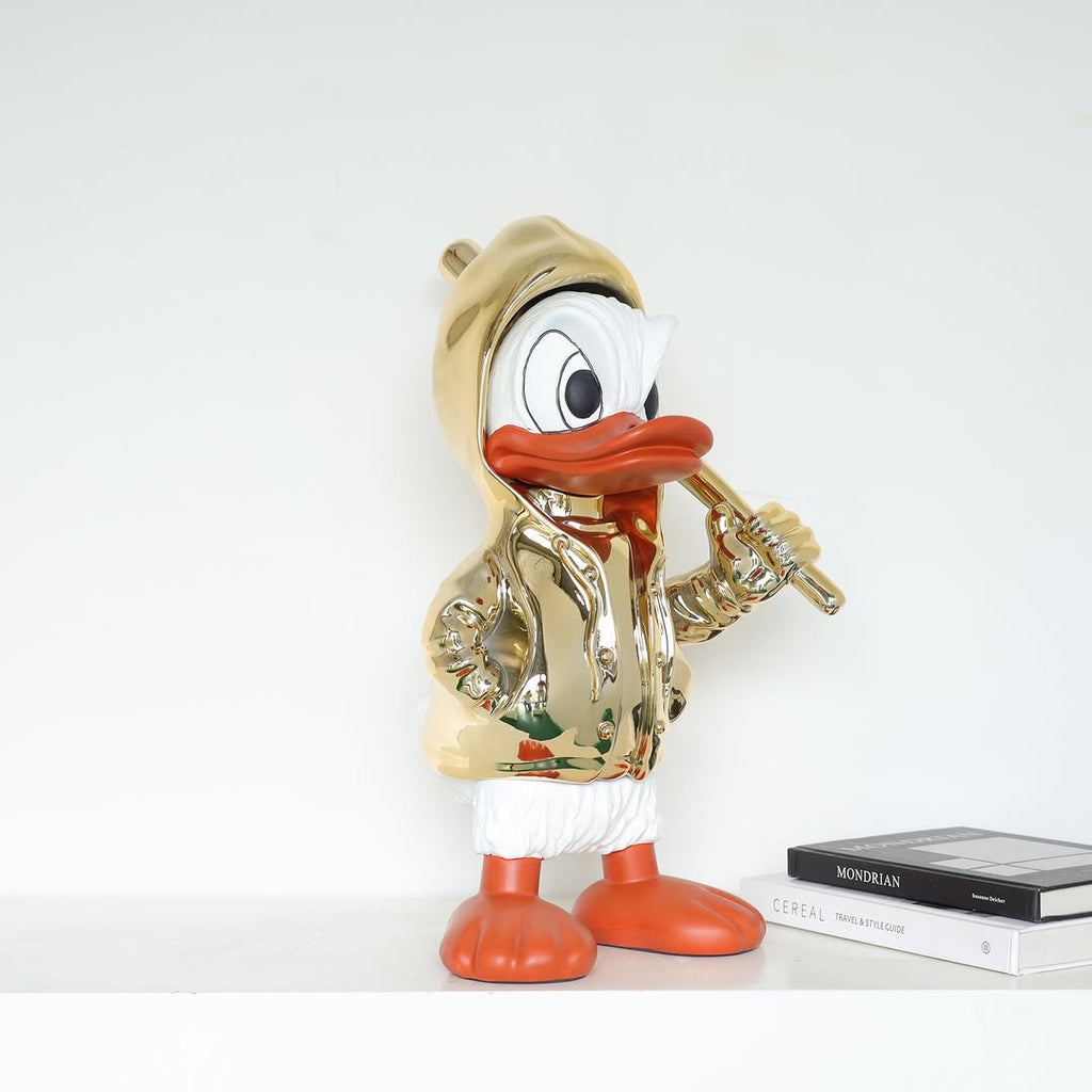 Golden Duck Duo Set – تماثيل بط عصرية (قطعتين)