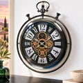 ساعة حائط ريترو بالتروس – Retro Gear Clock