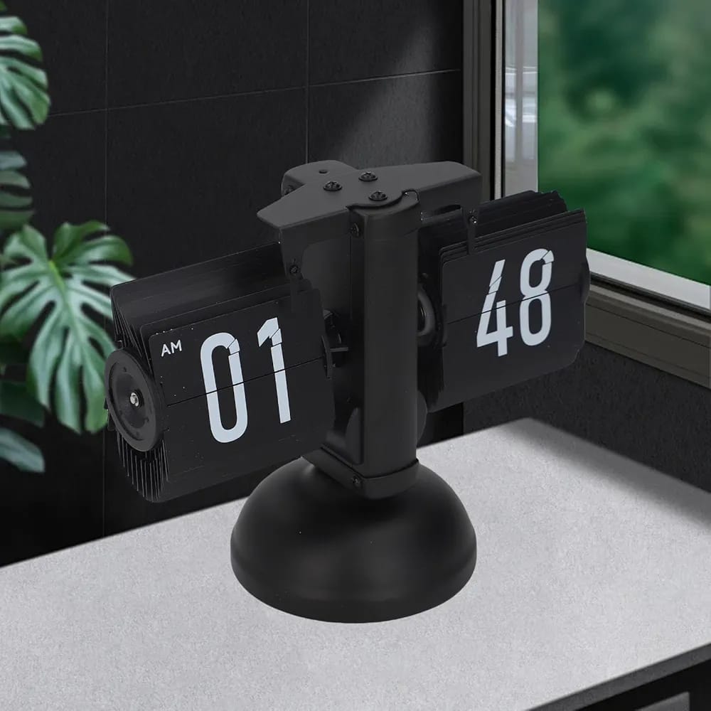 ساعة تقليب مكتبية كلاسيكية – Retro Flip Clock