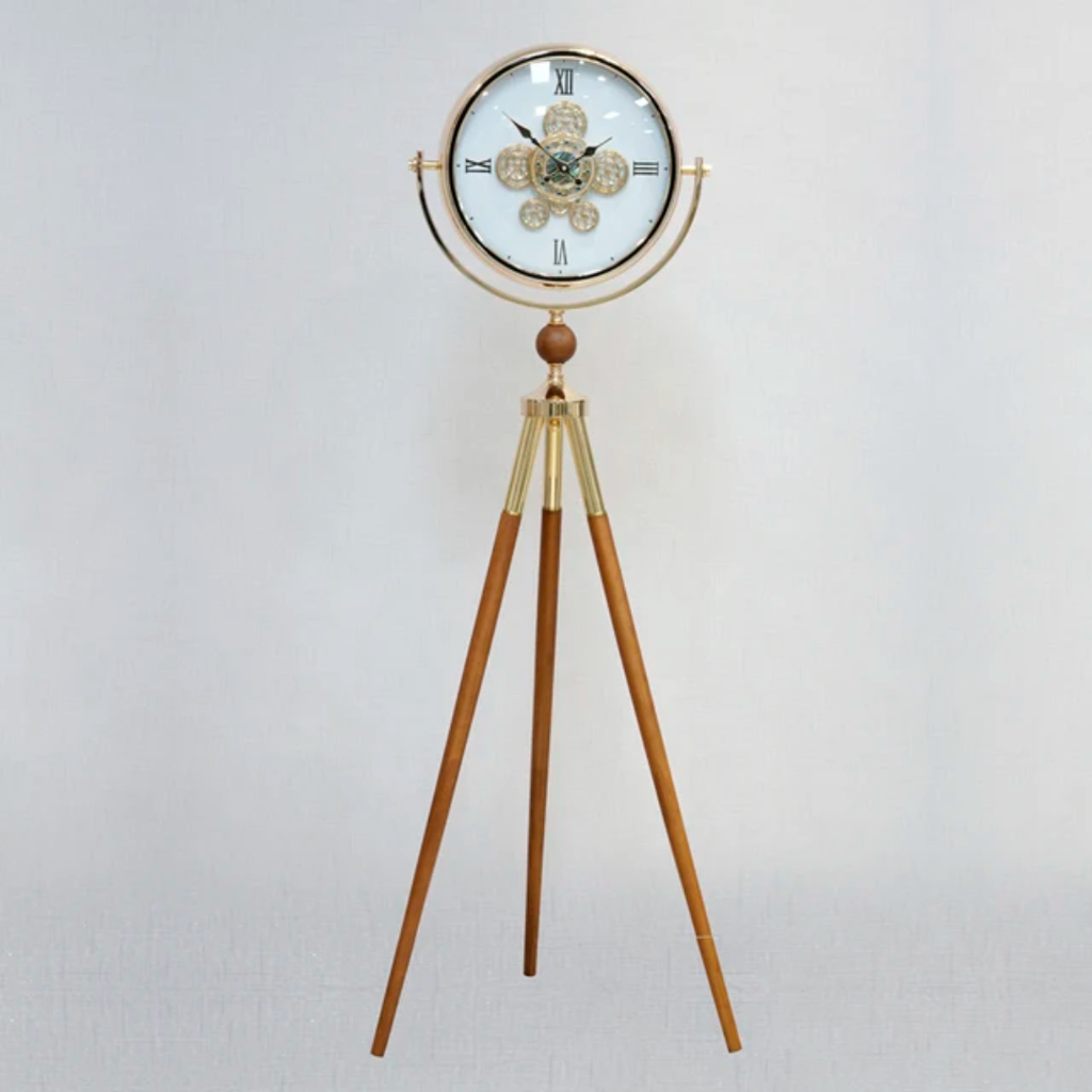 Tripod Luxury Floor Clock – ساعة أرضية فاخرة ستاند