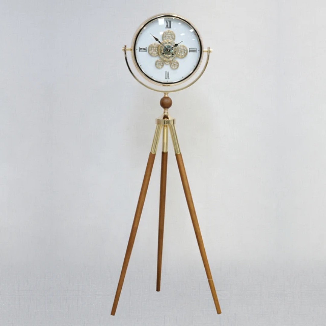 Tripod Luxury Floor Clock – ساعة أرضية فاخرة ستاند