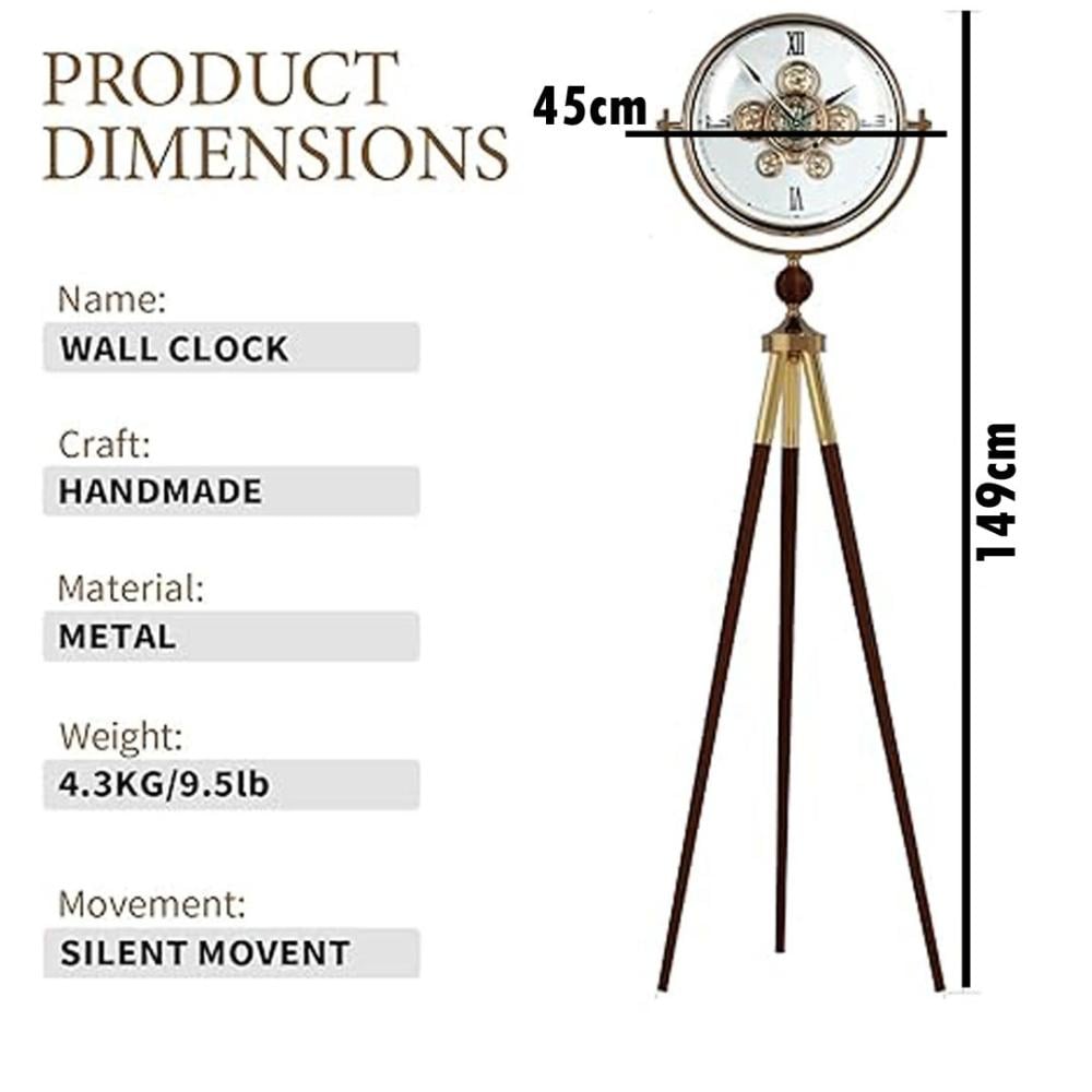 Tripod Luxury Floor Clock – ساعة أرضية فاخرة ستاند