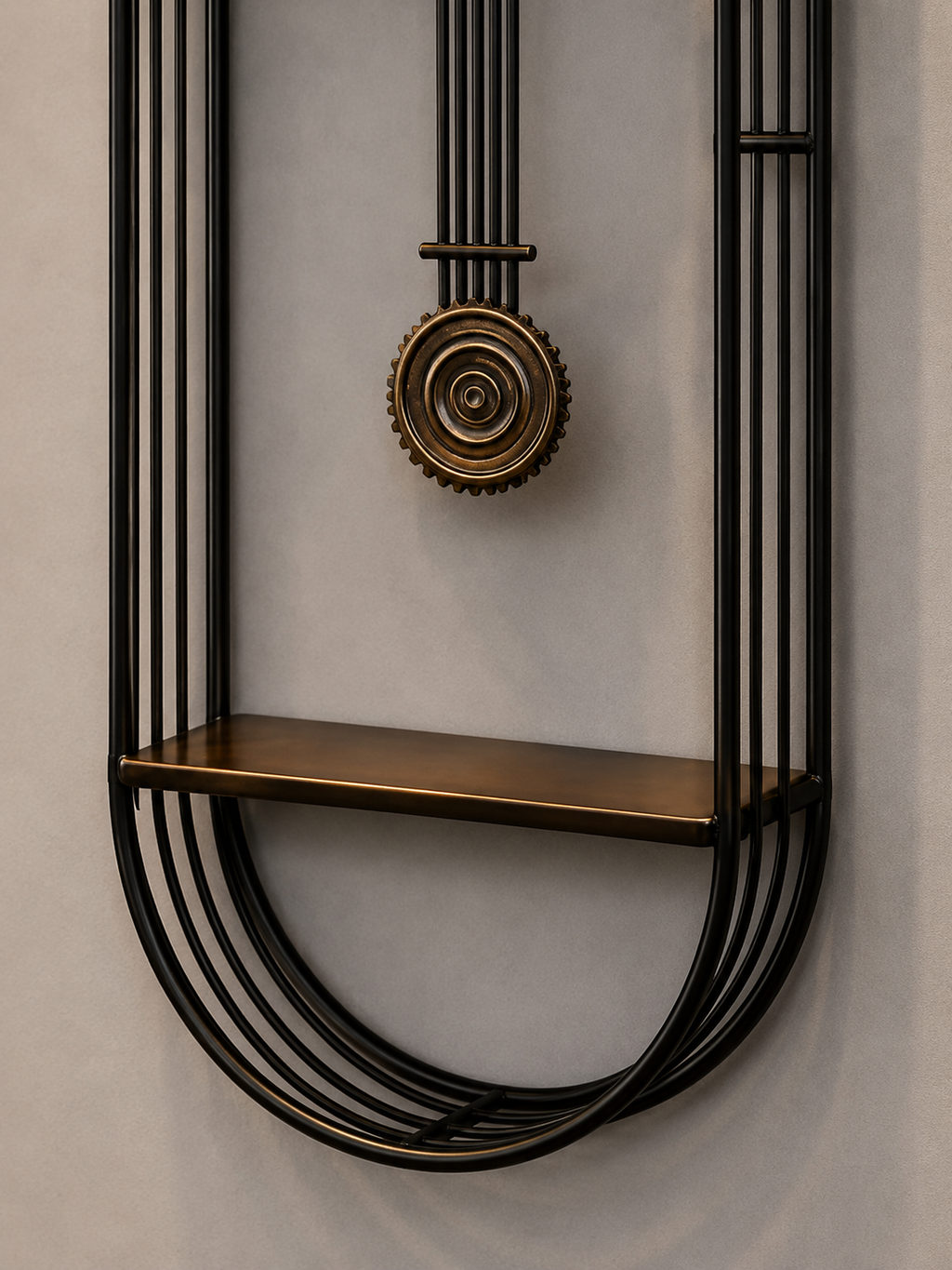 Classic Pendulum Gear Wall Clock