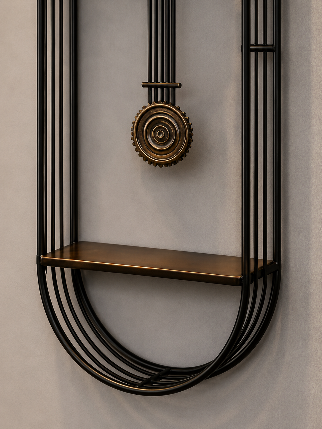 Classic Pendulum Gear Wall Clock